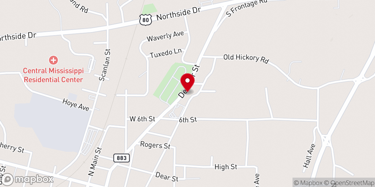 Map showing location of Saint Anne Catholic Church