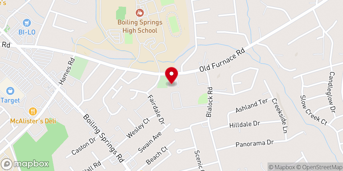 Map showing location of Holden Chapel Missionary Baptist Church