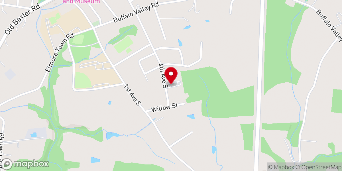 Map showing location of Hooper Huddleston & Horner - Baxter Chapel