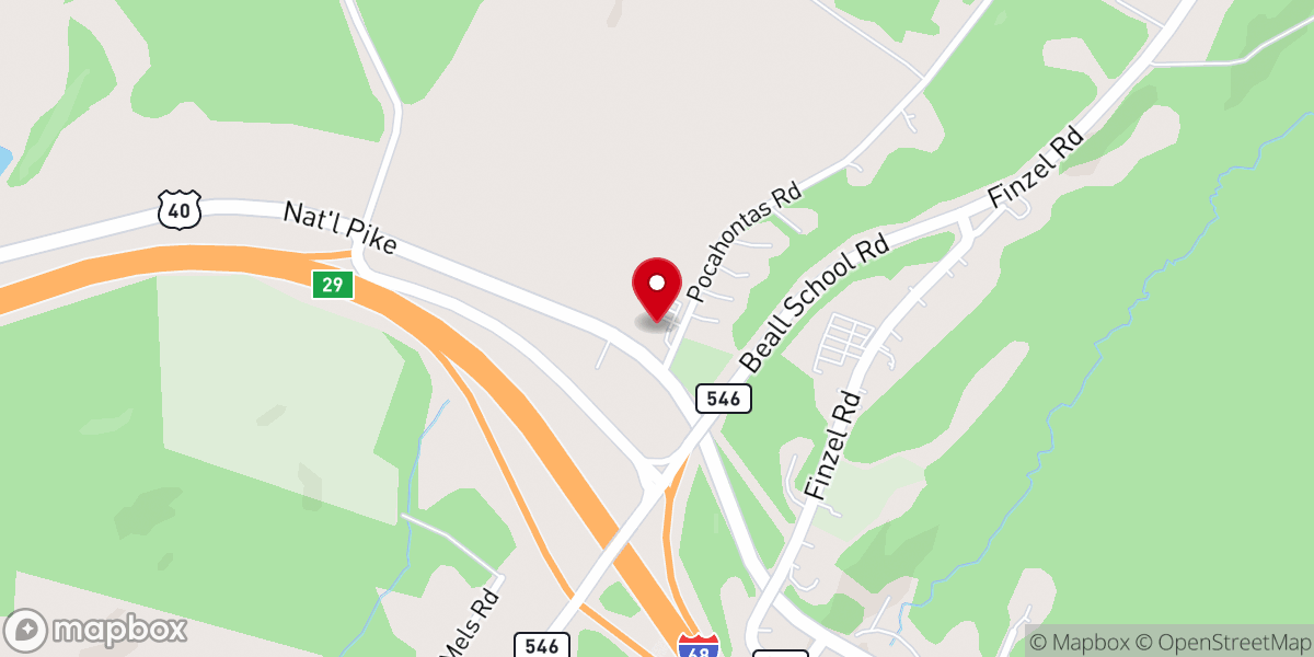 Map showing location of Emmanuel United Methodist Church