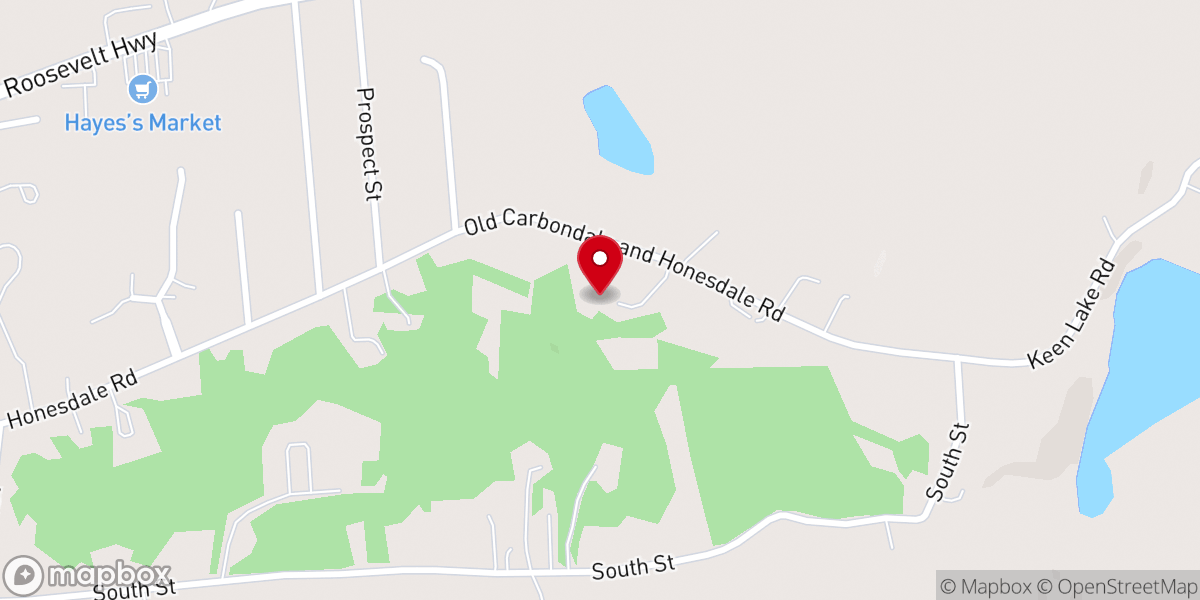 Map showing location of Bishop Hodur Retreat & Rec
