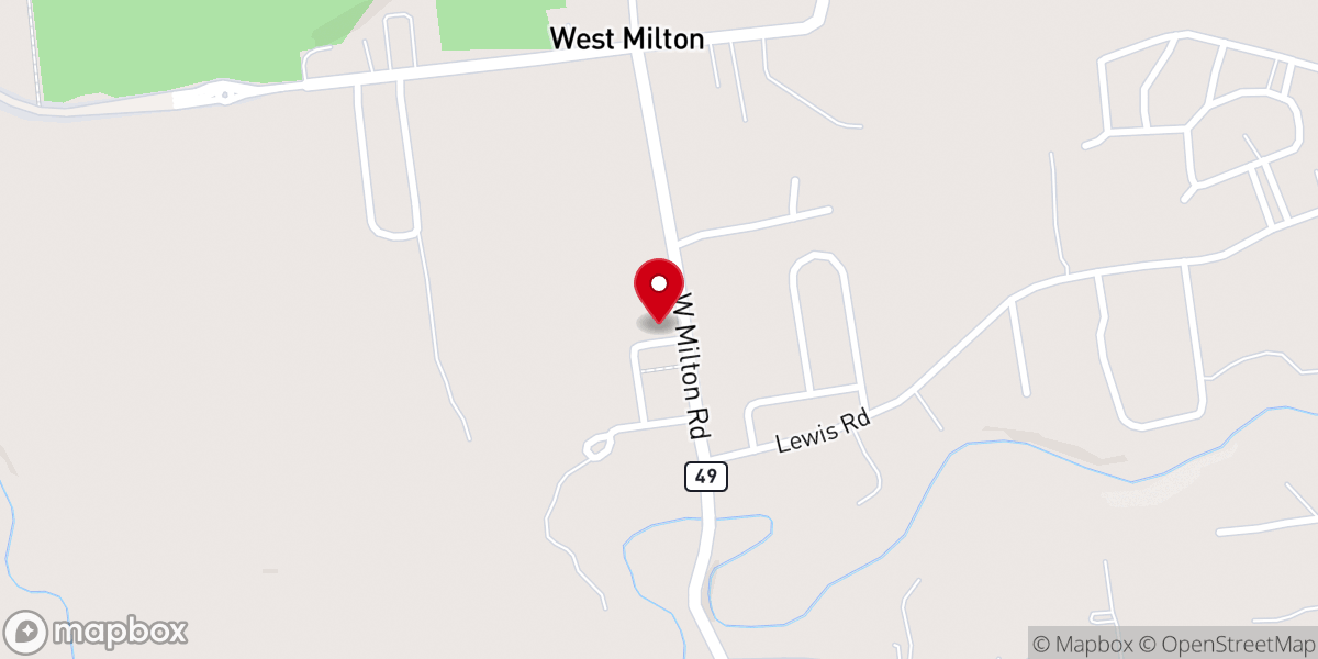 Map showing location of Grace Community Chapel