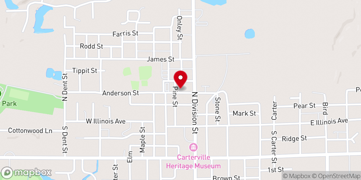 Map showing location of Holy Spirit Catholic Church