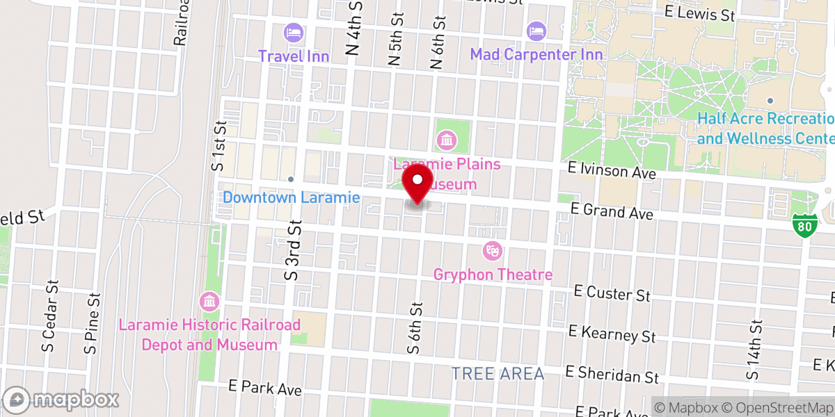 Map showing location of Calvary Larame Church