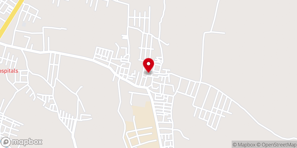 Map showing location of The salvation army church , Chinthareddypalem Corps