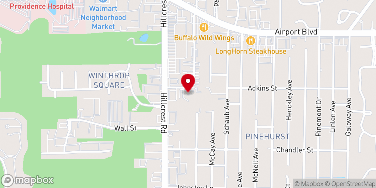 Map showing location of RISE CHURCH