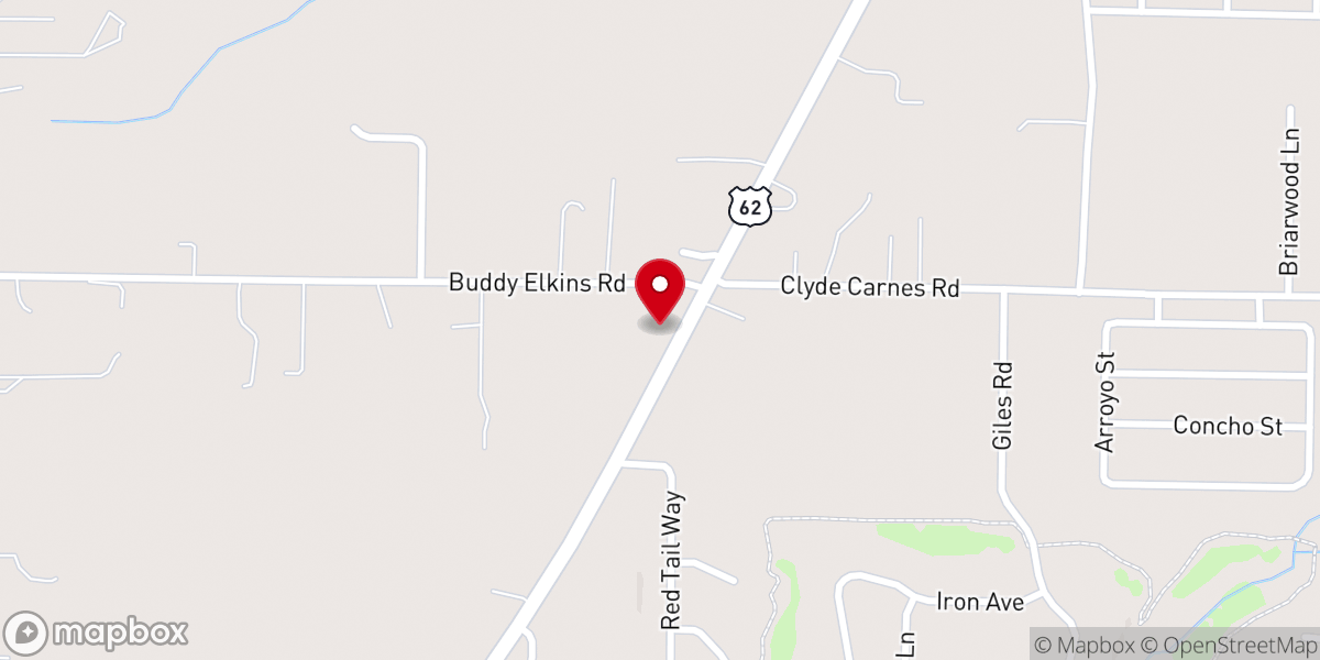 Map showing location of Reunion Church of NWA