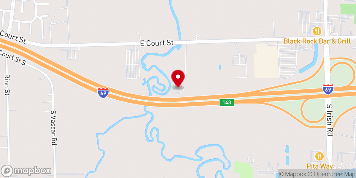 Map showing location of Lighthouse Family Church