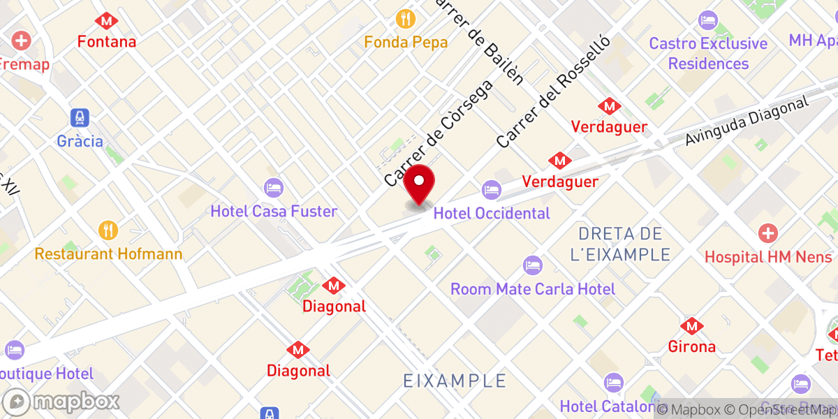 Map showing location of Santuario de la Virgen del Carmen