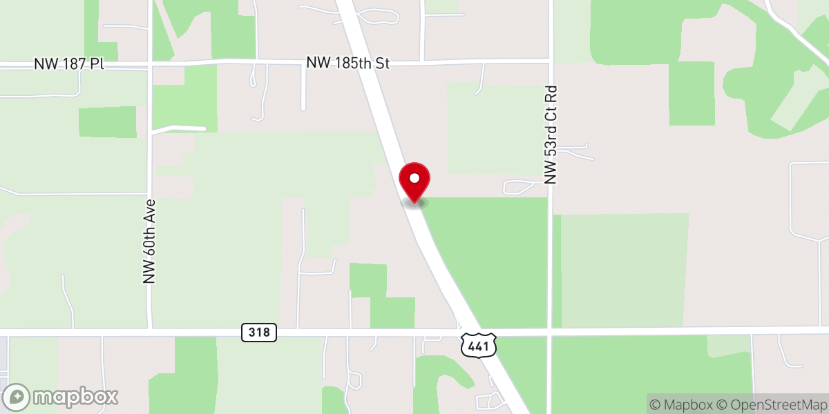 Map showing location of Marie's Church