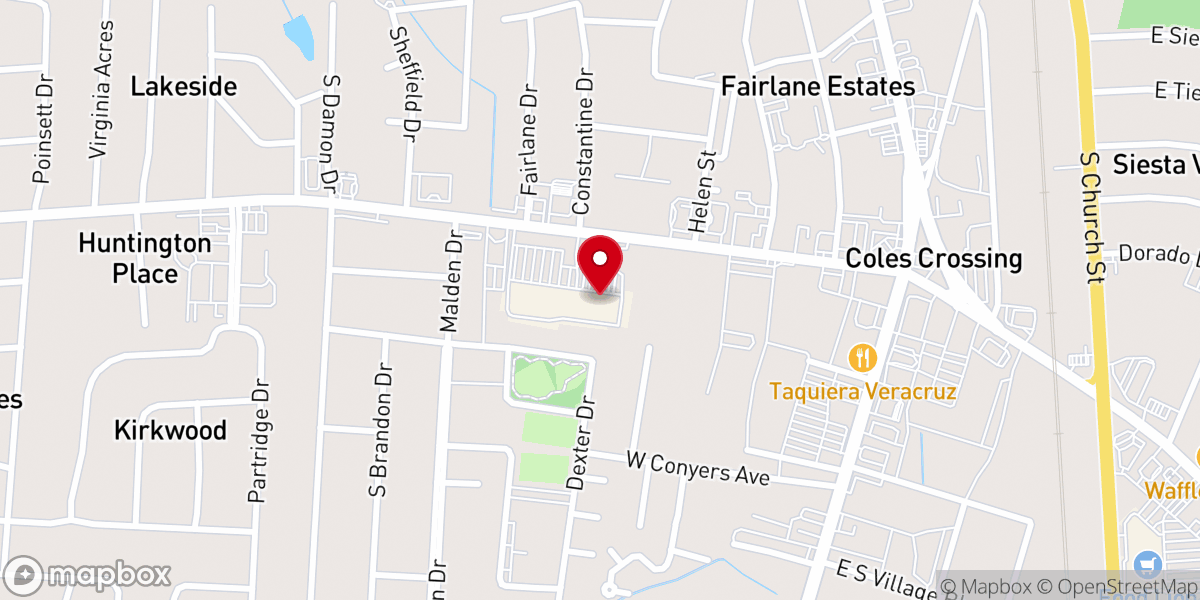 Map showing location of The Garden Church of Florence