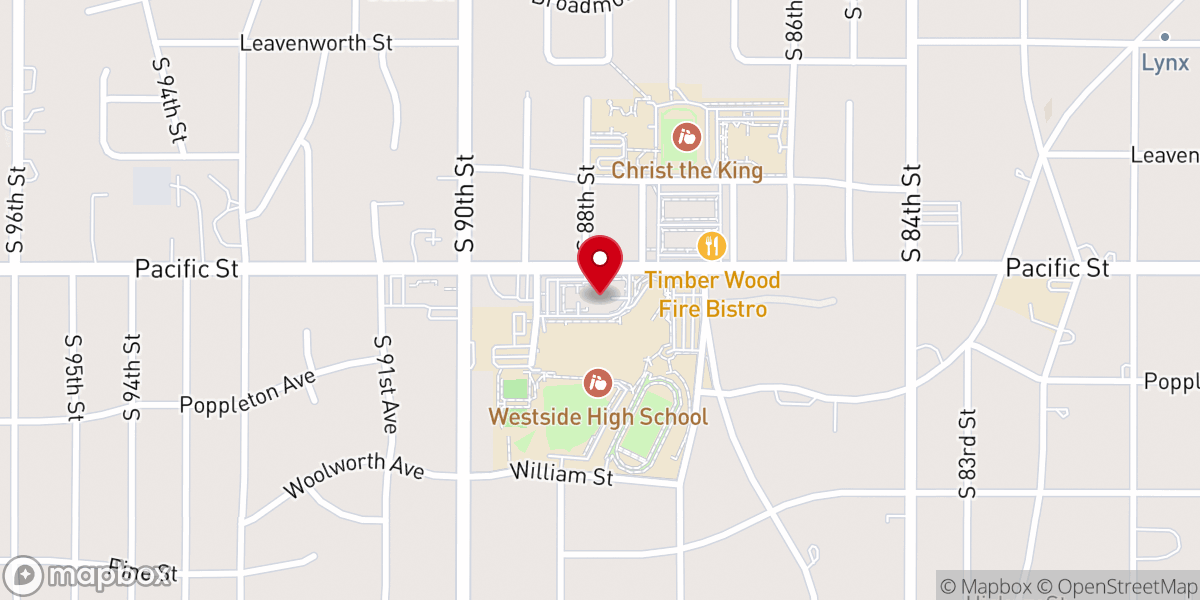 Map showing location of Coram Deo Church