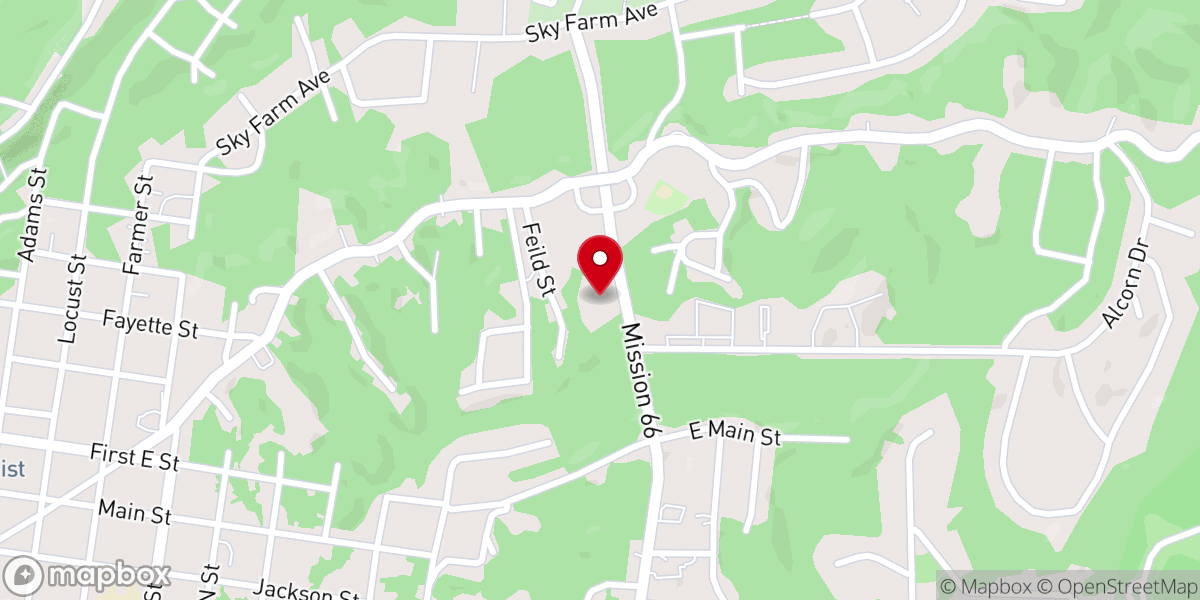 Map showing location of Salvation Army