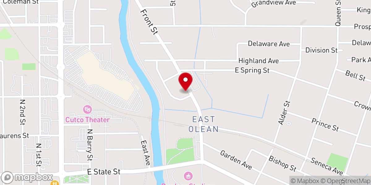 Map showing location of Mt Zion Christian Assembly