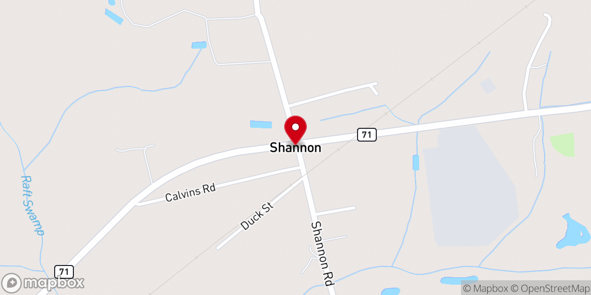 Map showing location of Lighthouse Worship Center