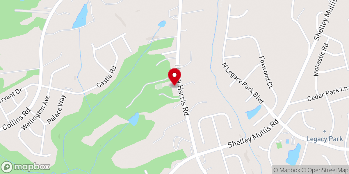 Map showing location of El Bethel AME Zion Church