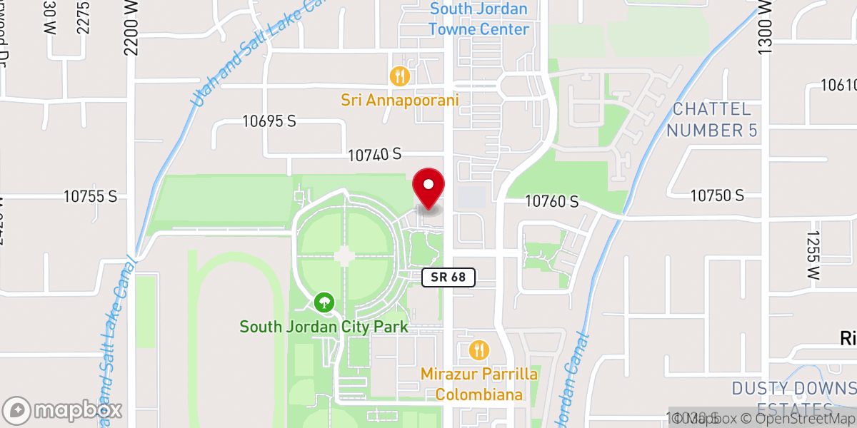 Map showing location of Apologia Church Utah