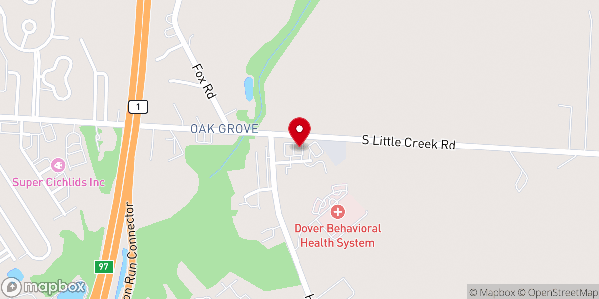 Map showing location of Pentecostal Family Church