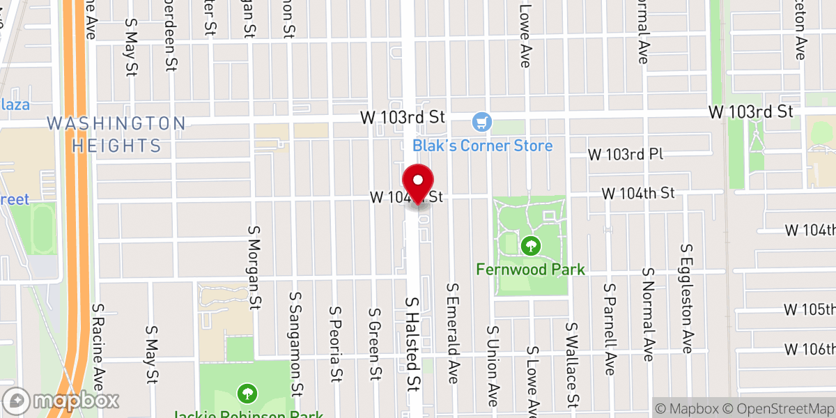 Map showing location of Holiness Rescue Mission