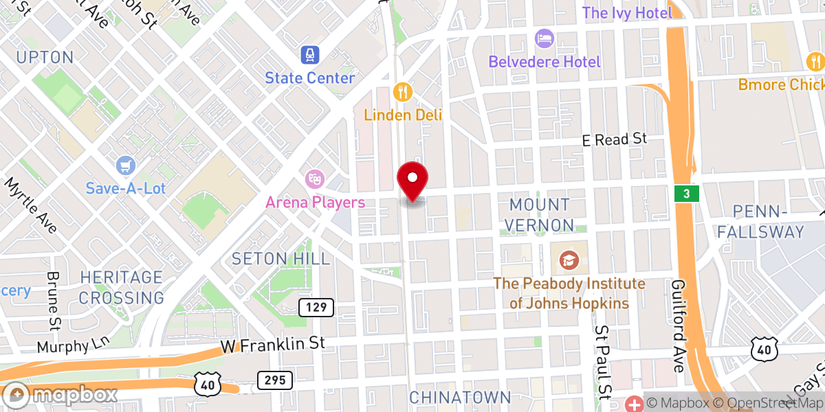 Map showing location of Restoration City Inc