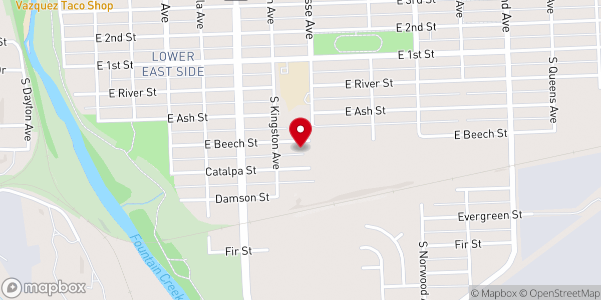 Map showing location of Good Shepherd Fellowship - Pueblo