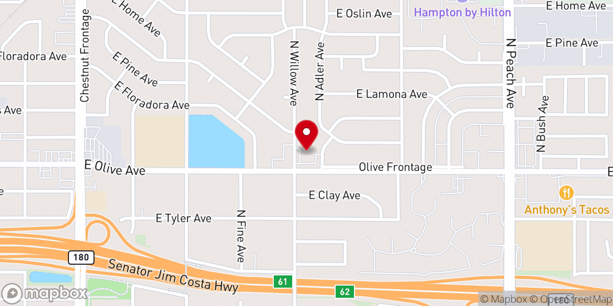 Map showing location of Mennonite Community Church
