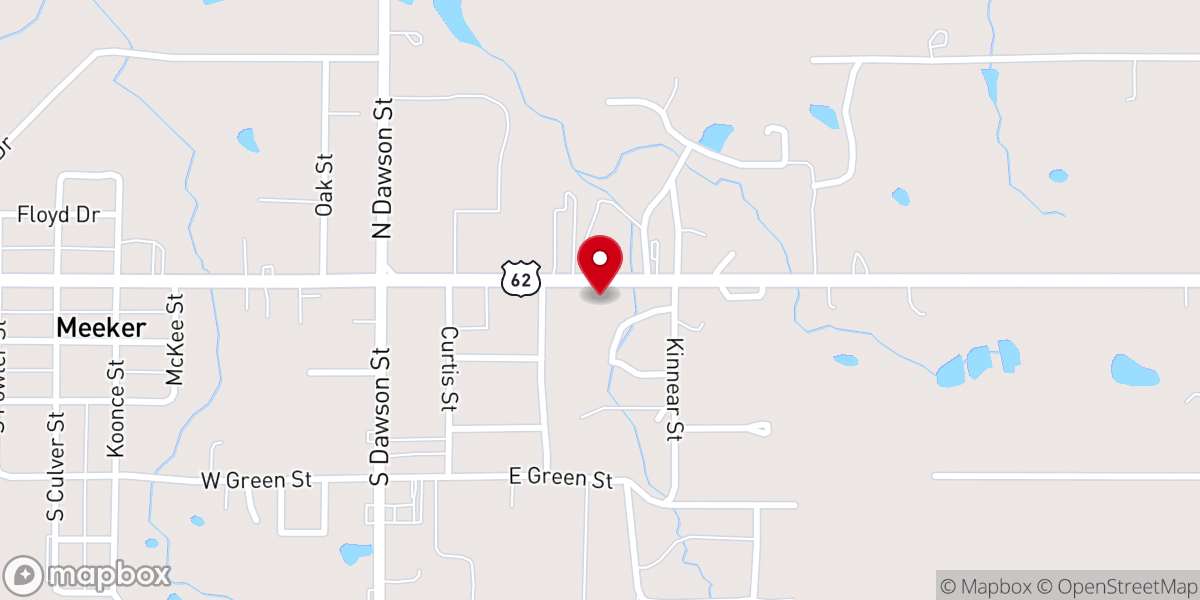 Map showing location of Pearcy Charles