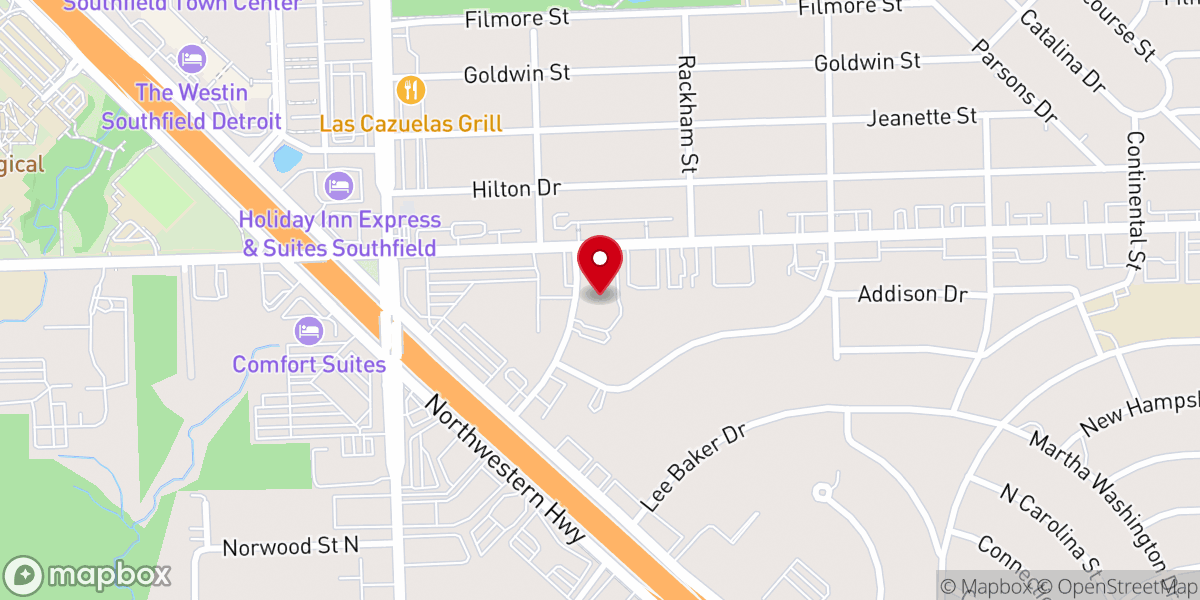 Map showing location of Family Victory Fellowship Church