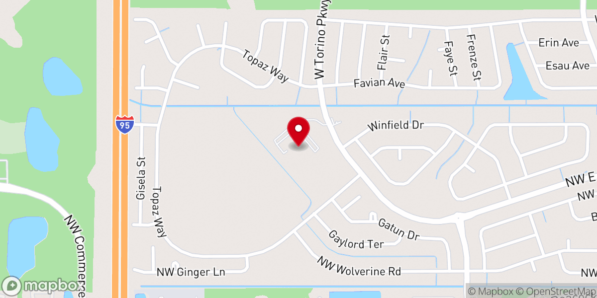 Map showing location of Grace Family Church - Food Pantry
