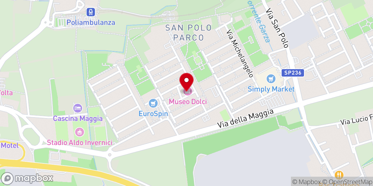 Map showing location of Assemblea Cristiana
