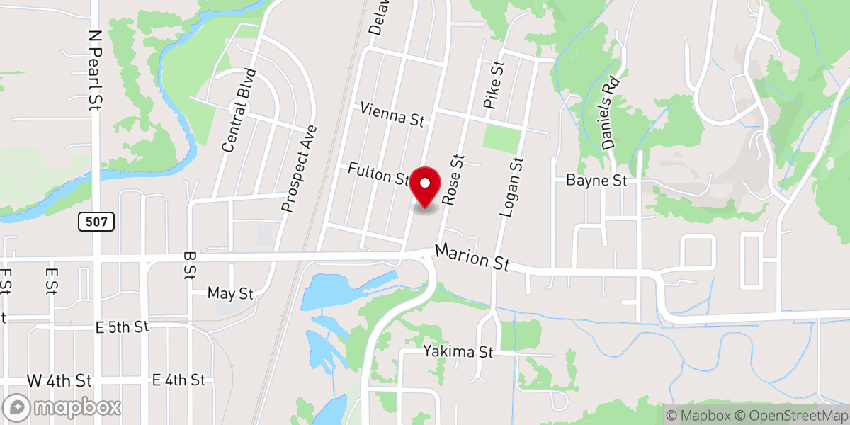 Map showing location of Springs of Living Water Chapel