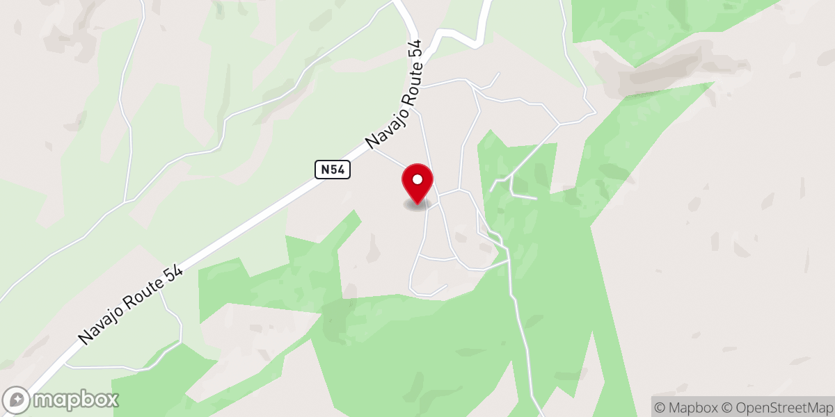 Map showing location of St. Mark's Episcopal Church of Navajoland