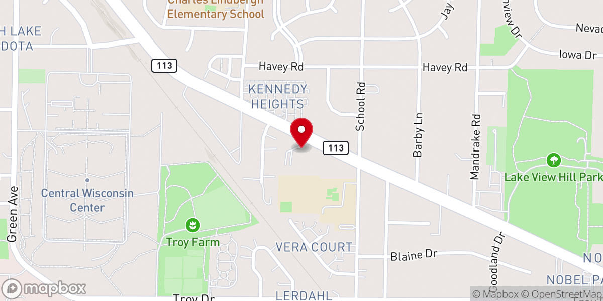 Map showing location of Northside Christian Assembly