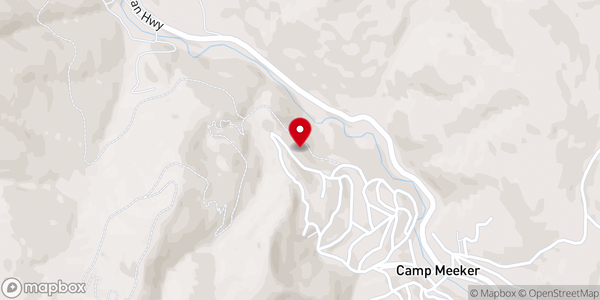 Map showing location of St Dorothy's Rest