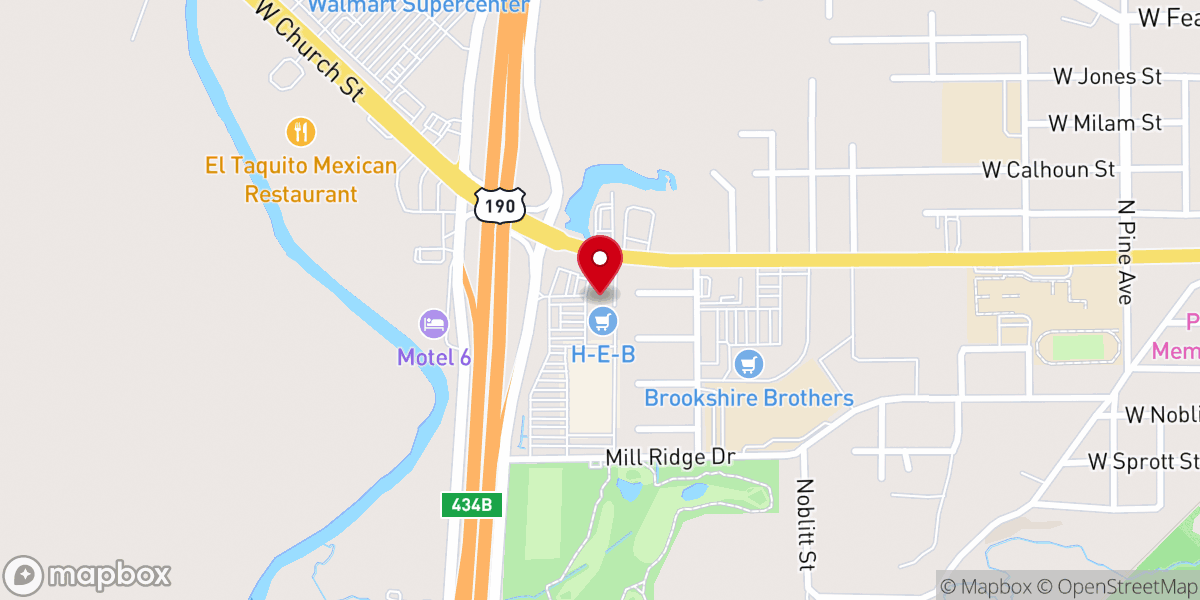Map showing location of Precise Urgent Care - Livingston, TX