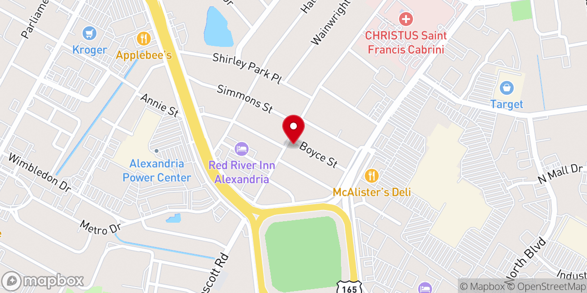 Map showing location of Prescott Community Home
