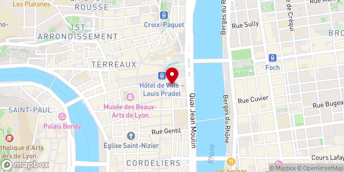 Map showing location of Eglise Protestante Unie de France (EPUDF)