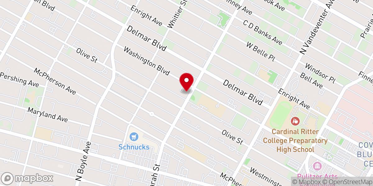Map showing location of Shiloh Temple Cogic