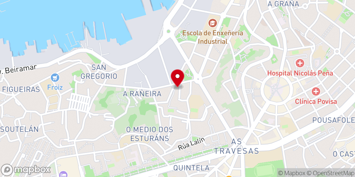 Map showing location of La Luz Del Mundo Vigo
