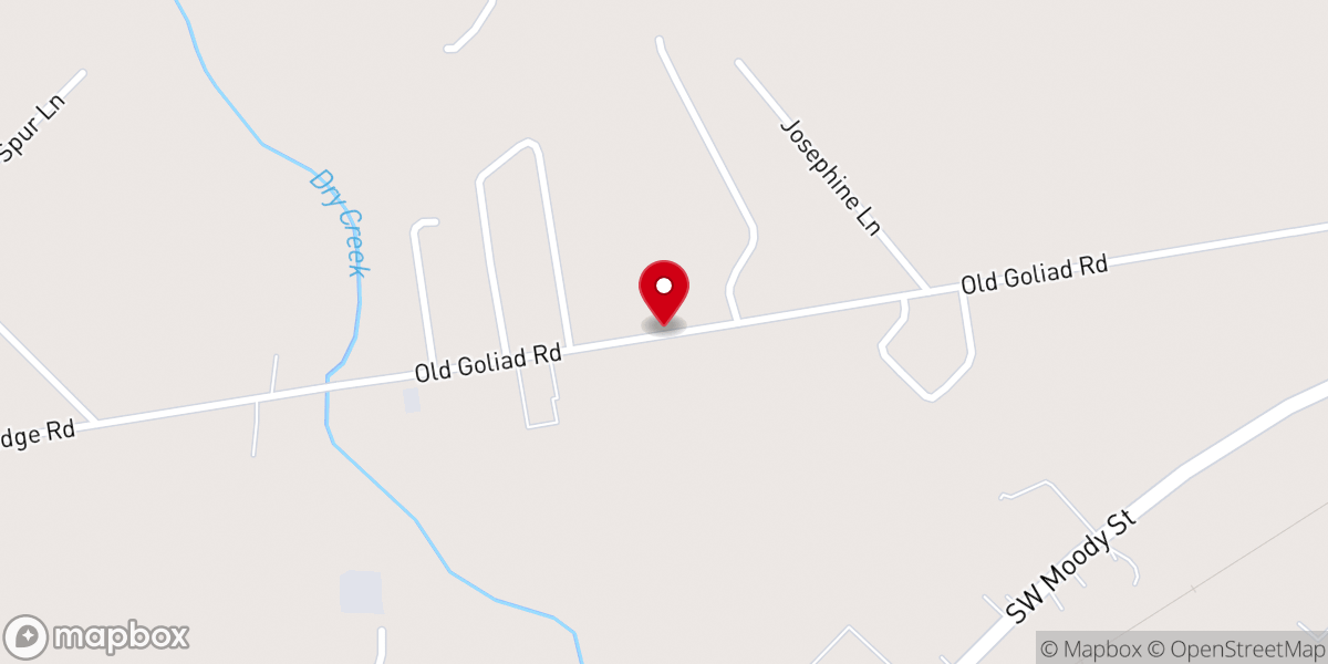 Map showing location of Foundation Bible Church