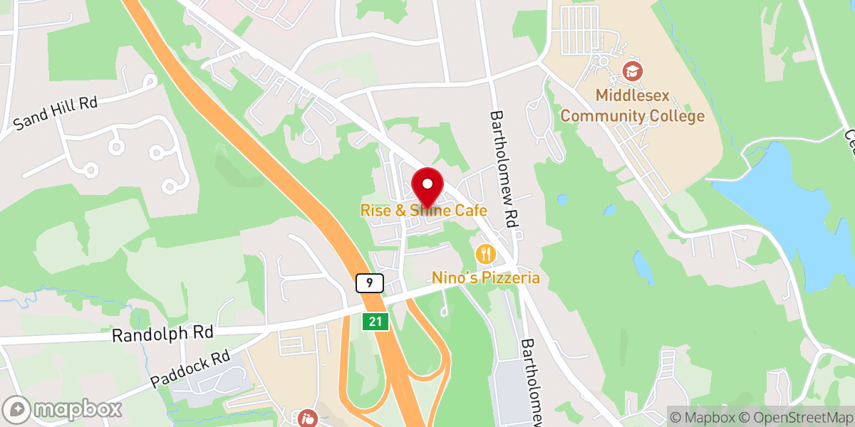 Map showing location of Shri Shirdi Sai Temple of Connecticut