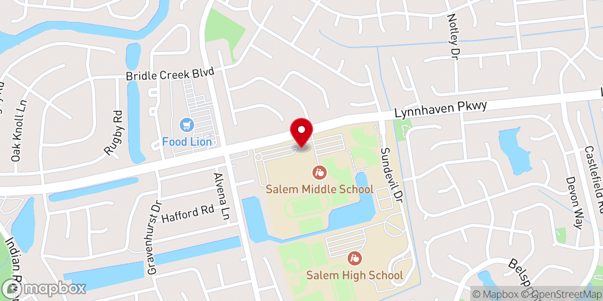 Map showing location of Hampton Roads Church - Coastal/Southpeake