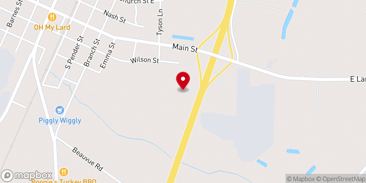 Map showing location of Cherrys Chapel