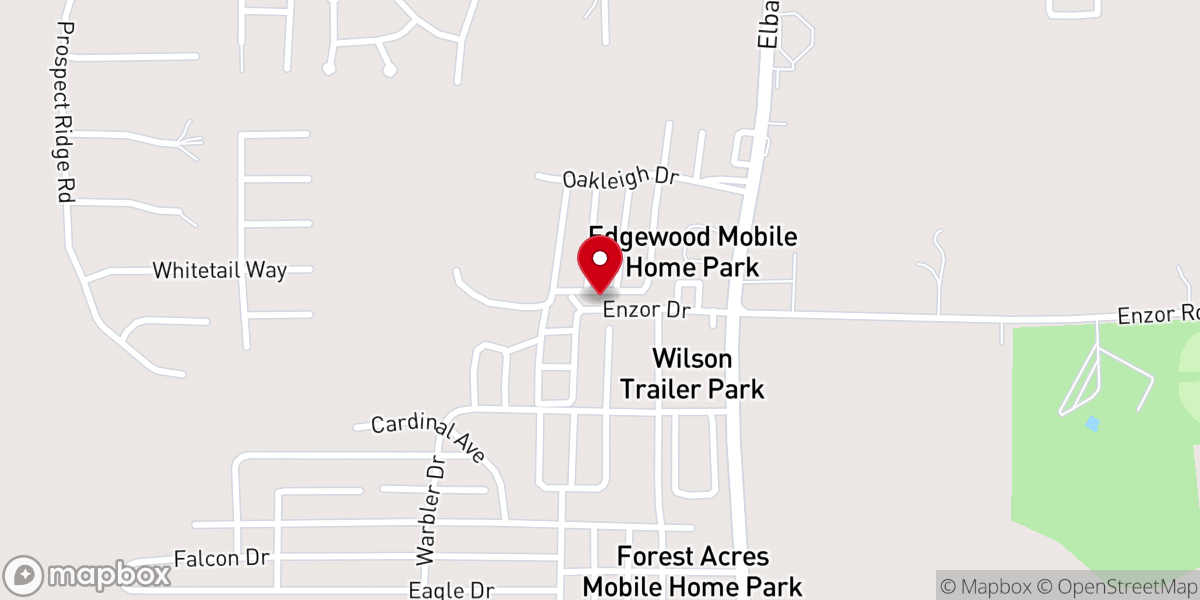 Map showing location of New Life Christian Church Inc