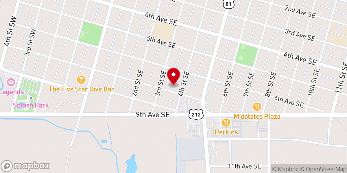 Map showing location of The Salvation Army of Watertown