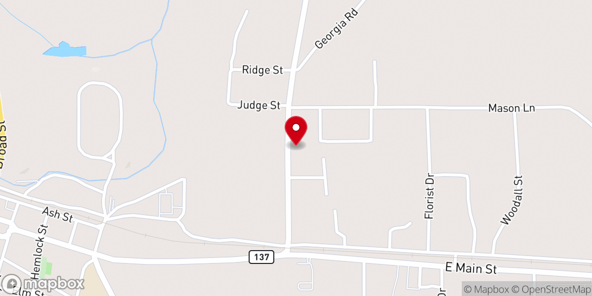 Map showing location of St Phillips AME Church