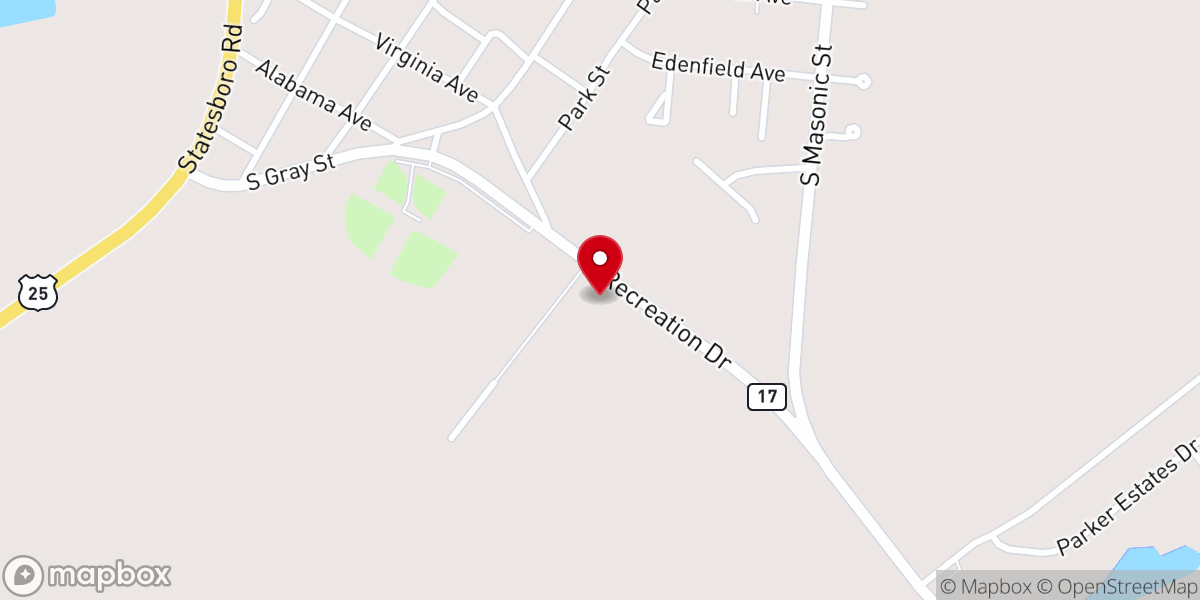 Map showing location of Connection church