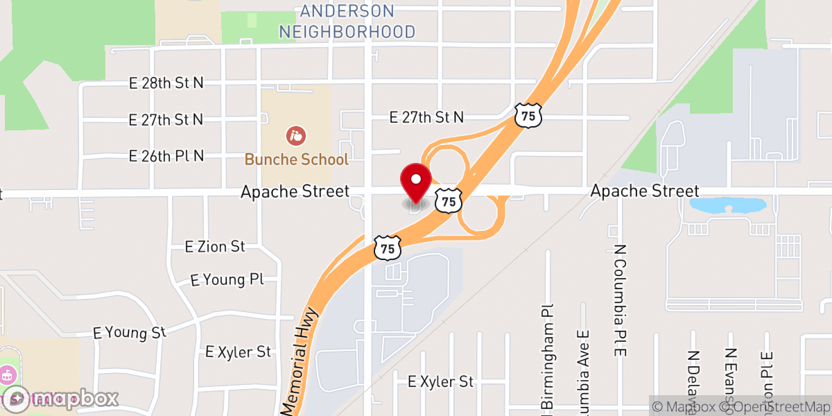 Map showing location of Victorious Faith Ministries International Inc