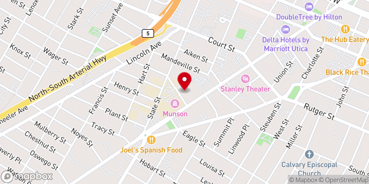 Map showing location of Saint Mary's Ukrainian Catholic Church