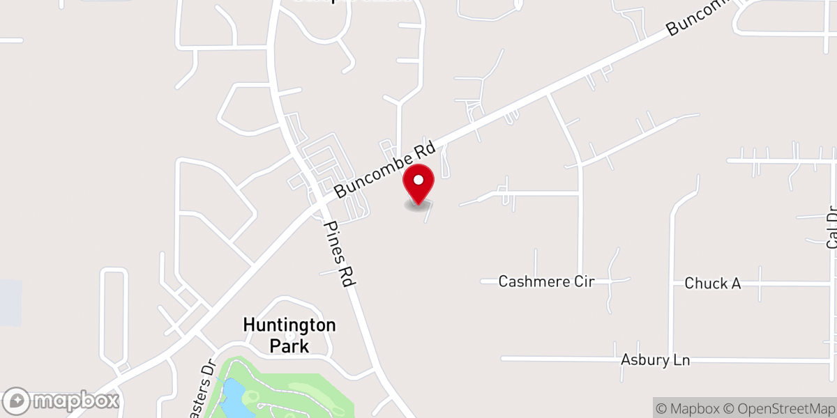 Map showing location of Union Mission Baptist Church Number 2